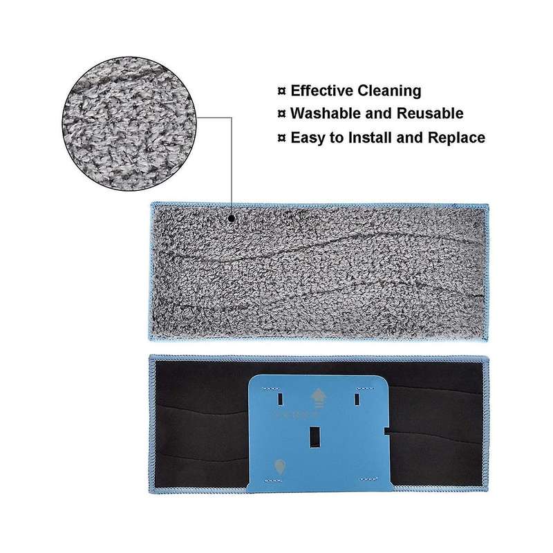 Vac Replacement Washable and Reusable Mopping Pads for M6 (6110) (6112) Robot Mop Wet Pads Dry Pads