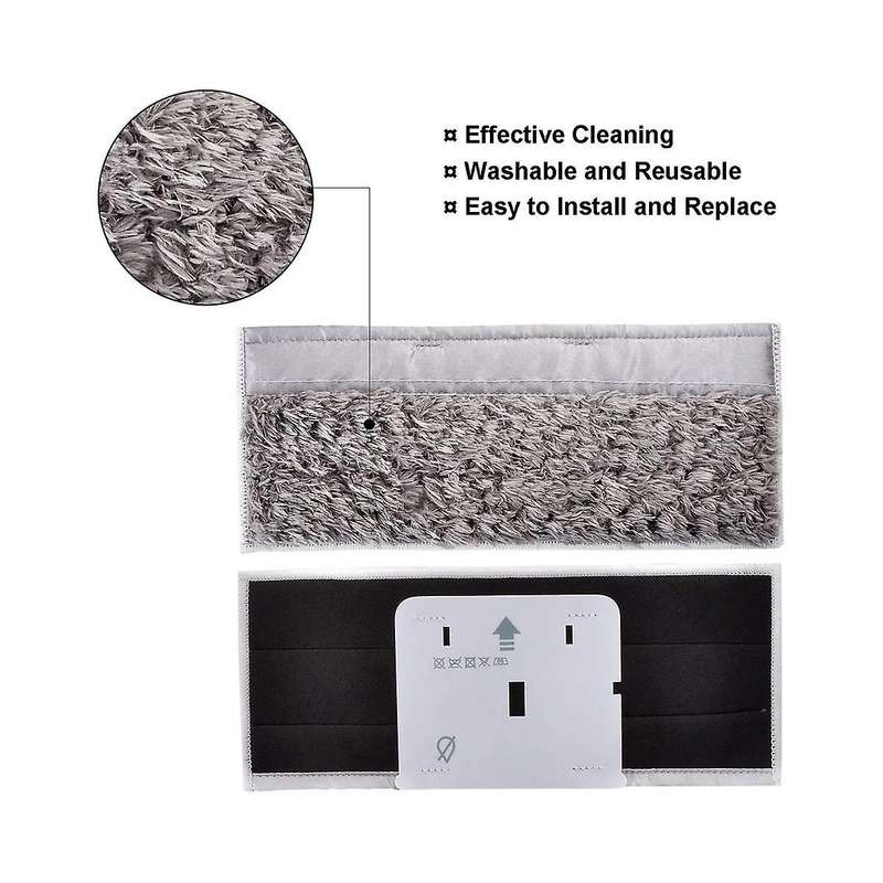 Vac Replacement Washable and Reusable Mopping Pads for M6 (6110) (6112) Robot Mop Wet Pads Dry Pads