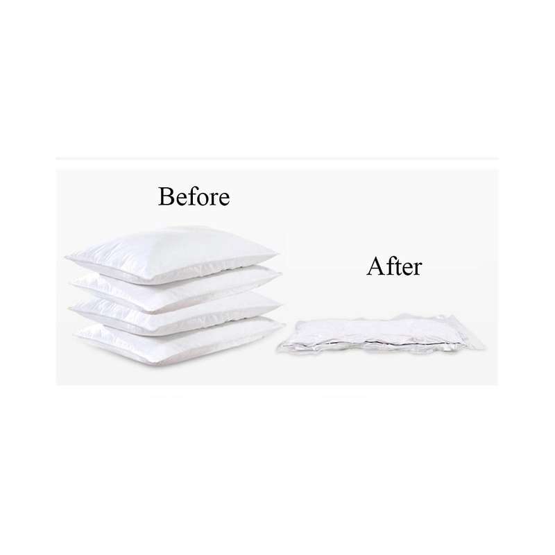 Vacuum Bag Storage Bag Home Organizer Transparent Border Foldable Clothes Organizer Seal Compressed