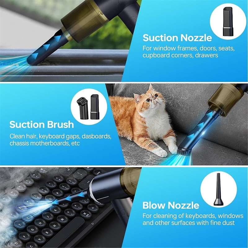 Vacuum Cleaner Car Vacuum Cordless 14000pa Powerful Portable Mini Vacuum Foldable Wireless Vacuum Cl