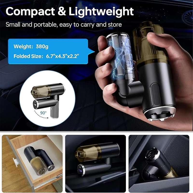 Vacuum Cleaner Car Vacuum Cordless 14000pa Powerful Portable Mini Vacuum Foldable Wireless Vacuum Cl