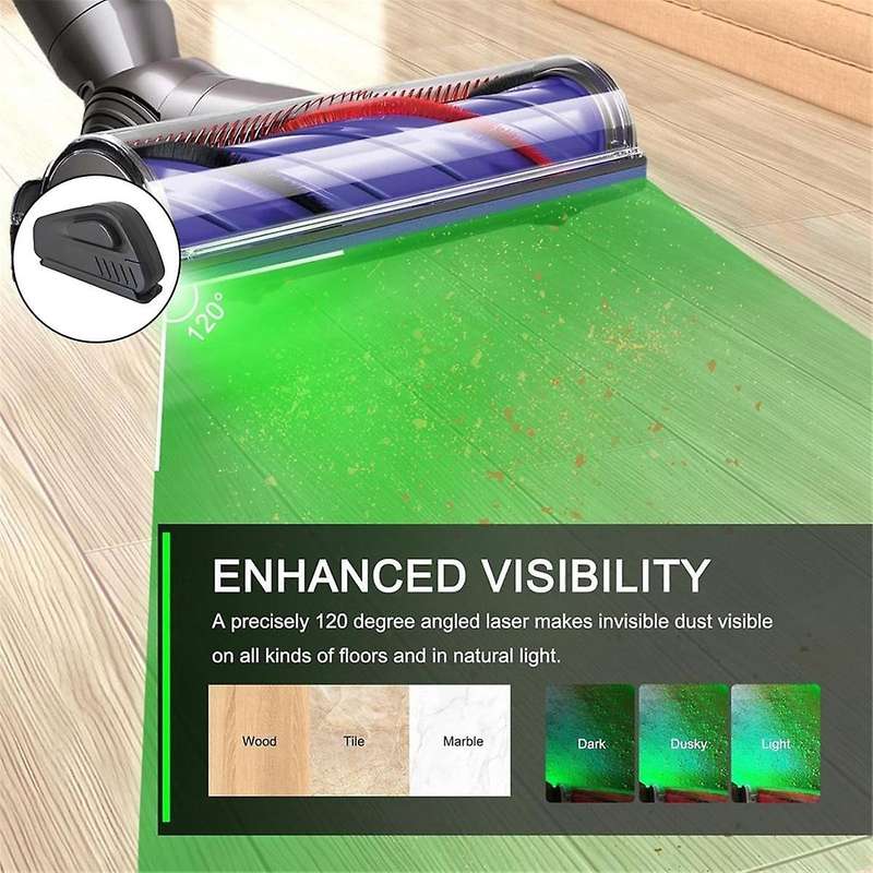 Vacuum Cleaner Dust Lights Pet Dust Display LED Lamp Clearly Visible Under Light Universal Vacuum Cl