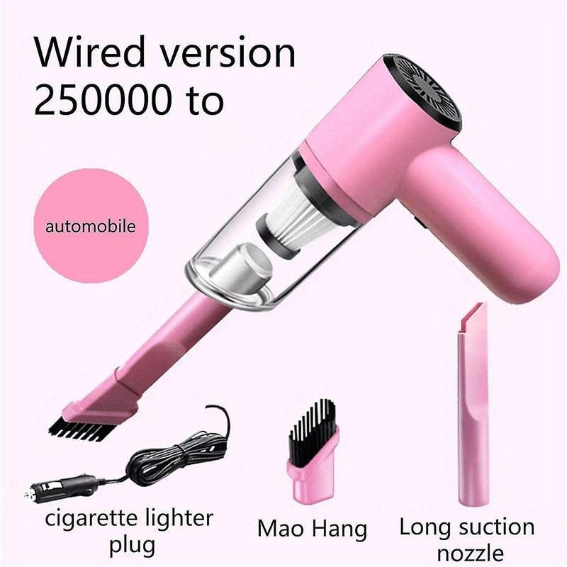 Vacuum Cleaner Portable Car Vacuum Handheld Vacuum Wireless Car Vacuum Cleaner Powerful High-Power C