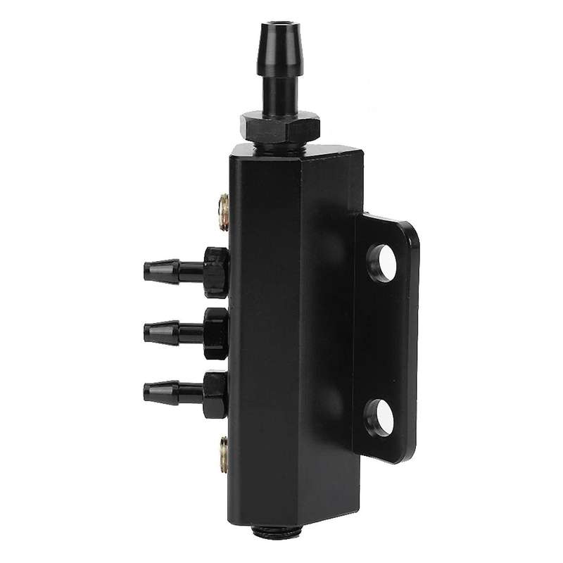 Vacuum Manifold, 5 Port Car Vacuum Block Intake Manifold Fuel Gas Wastegate Turbo Boost