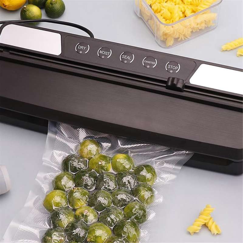 Vacuum Sealer Machine, 60kpa Dry & Moist Food Vacuum Sealer Machine Includes 10 Vacuum Sealer Plug