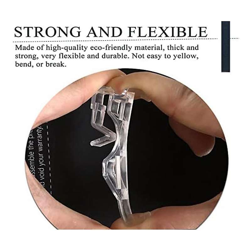 Valance Clips, Clear Plastic Valance Clips(12 Pcs)