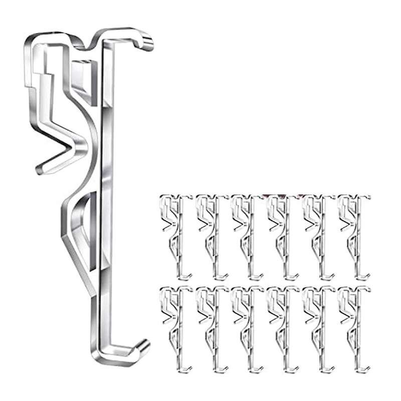 Valance Clips, Clear Plastic Valance Clips(12 Pcs)