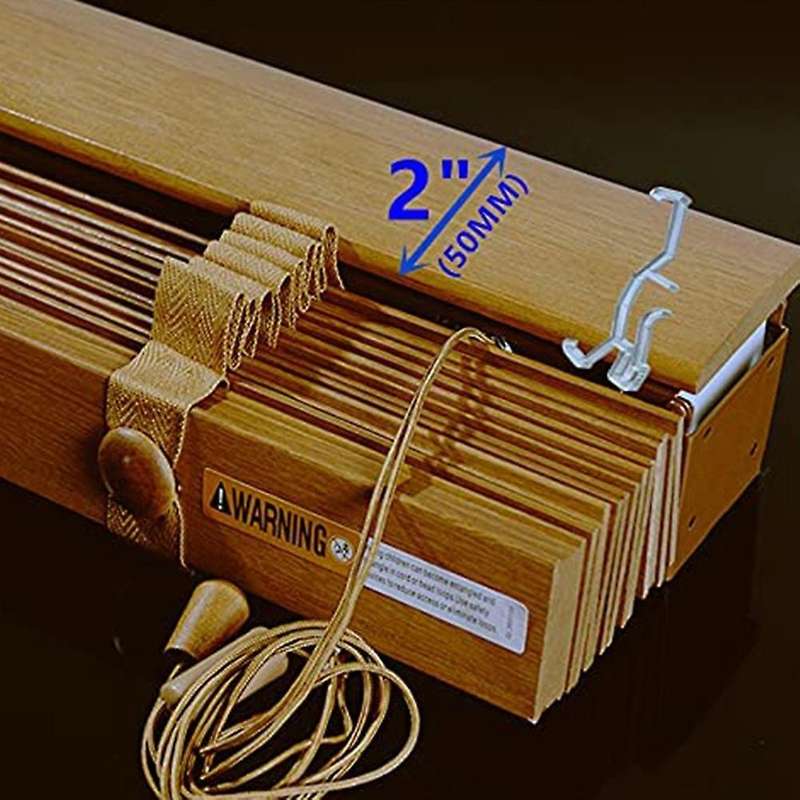 Valance Clips Clear Plastic Retainer Holder for Window Blind Valance,horizontal Faux & Wood Blinds