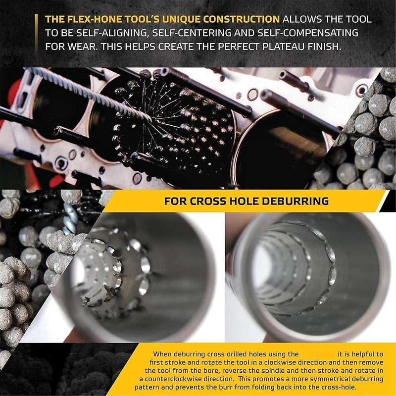 Valve Body and Cylinder Grinding Brush Ball Head Polishing Brush Valve Body Hole Deburring Grinding