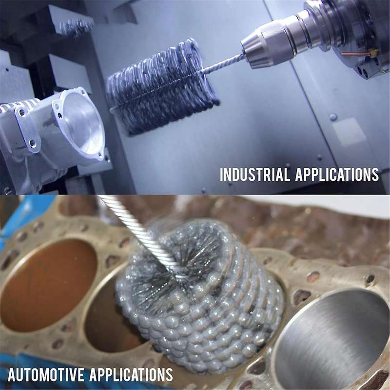 Valve Body and Cylinder Grinding Brush Ball Head Polishing Brush Valve Body Hole Deburring Grinding