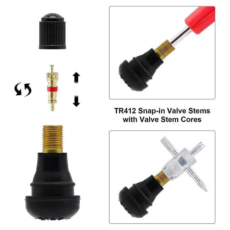 Valve Stem Puller Installer Tool, Single Head Tire Valve Core Remover Installer Tool(40pcs)