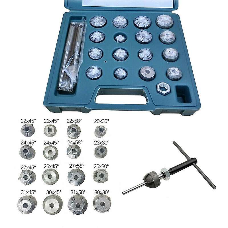 Valve Seat Reamer Motorcycle Repair Tool Set Fit Compatible Honda Suzuki