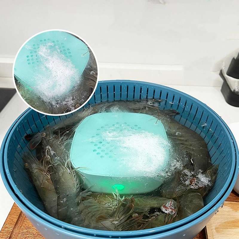 Vegetable Cleaning Machine Portable Ultrasonic Washing Mini Fruit Cleaner USB Kitchen Multifunctiona