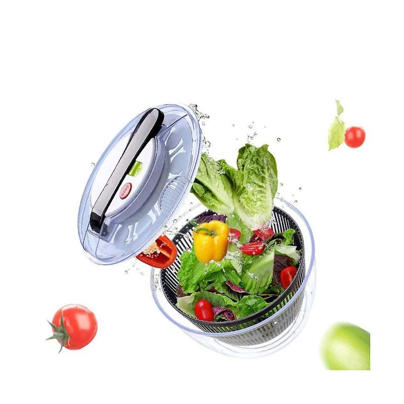 Vegetable Dehydrator, Salad Slinger, Quick and Convenient Multi- Drain Basket, Pasta and French Frie