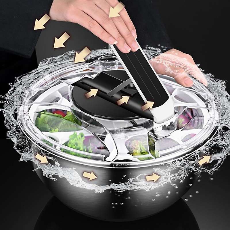 Vegetable Fruits Dryer Salad Spinner Lettuce Spinner Storage Drying Machine Useful Vegetable Dehydr