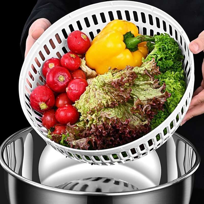 Vegetable Fruits Dryer Salad Spinner Lettuce Spinner Storage Drying Machine Useful Vegetable Dehydr