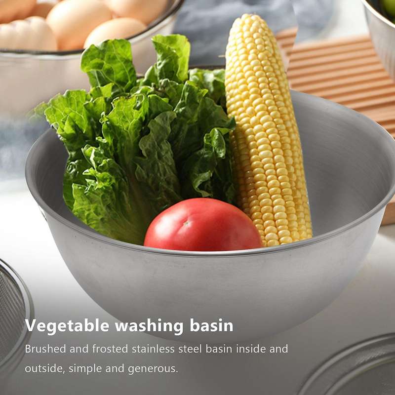 Vegetable Sink Drain Basket Household Kitchen Leaky Water Basket Egg Beater Mixing Bowl Salad Bowl