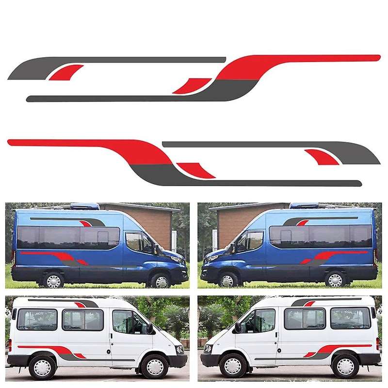 Vehicle Decals Sticker Decor Vinyl Graphics Decals Stickers for TRANSIT LWB Caravan Trailer
