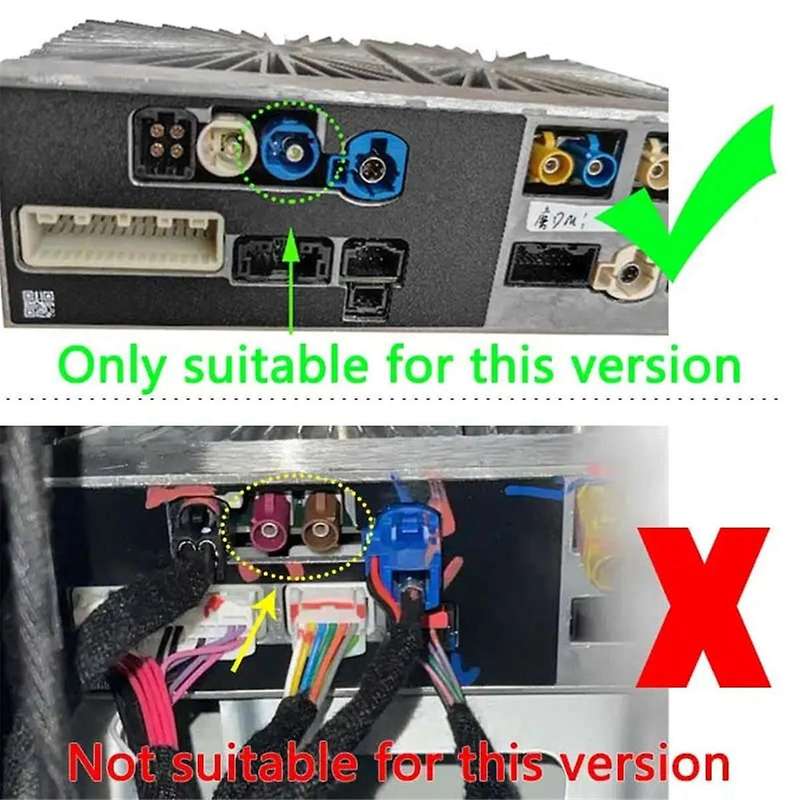 Vehicle Mounted Dash Cam Cable ADAS GPS Camera DVR Drive Recorder Camera Wiring for Dolphin Seal Act