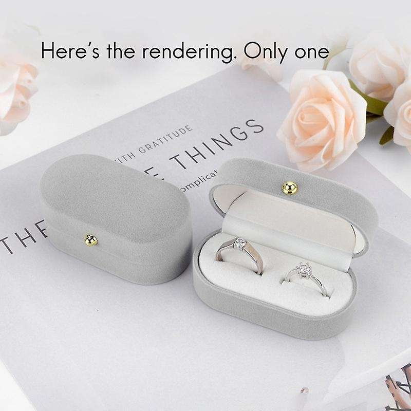 Velvet Silk Pair Ring Box Wedding Ring Box Single Ring Box Wedding B