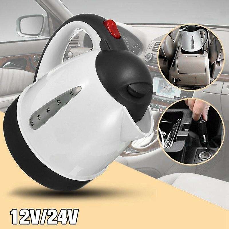 Vehicle Truck 1000Ml Kettle Hot Water Boiled Heater for Tea Coffee Stainless Steel Large Capacity 12