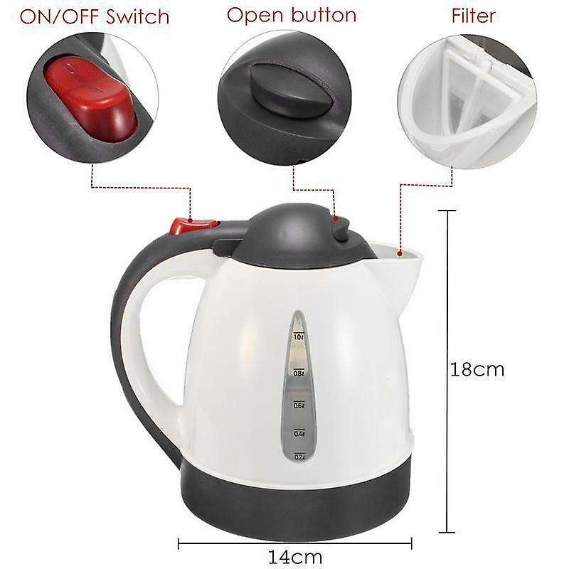 Vehicle Truck 1000Ml Kettle Hot Water Boiled Heater for Tea Coffee Stainless Steel Large Capacity 12