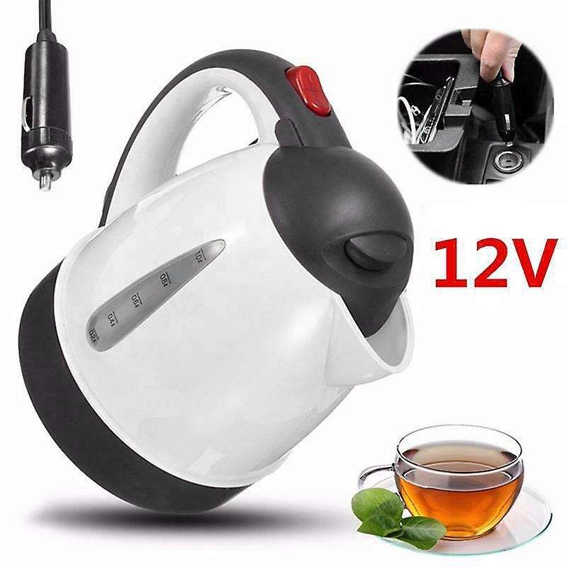 Vehicle Truck 1000Ml Kettle Hot Water Boiled Heater for Tea Coffee Stainless Steel Large Capacity 12
