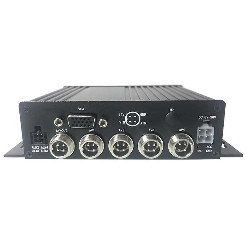 Vehicle-mounted Mobile Hard Disk Video Recorder Hd 1080p 4-channel Monitoring Supports 512gb Sd Sui