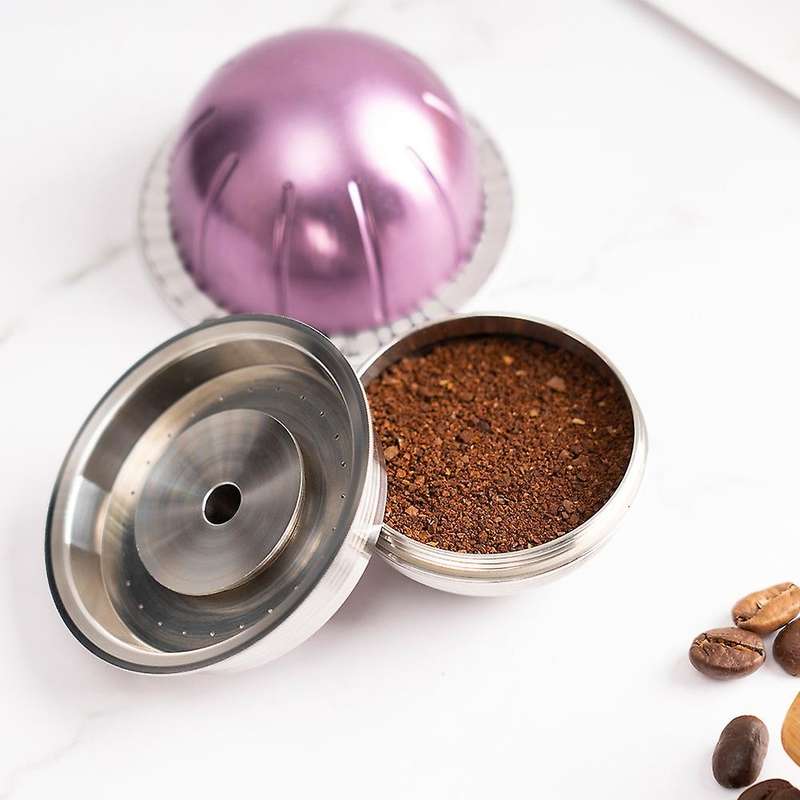 Vertuo Coffee Filters for Vertuoline Next & Plus ENV135 Refillable Stainless Steel Coffee Capsule Po