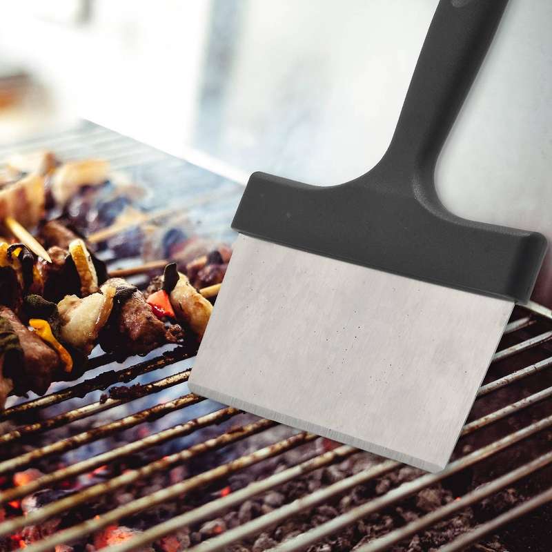Versatility Griddle Cleaning Kit Cleaner Tool Set for Hot Or Cold Surfaces Scraper Cleaning Brushes