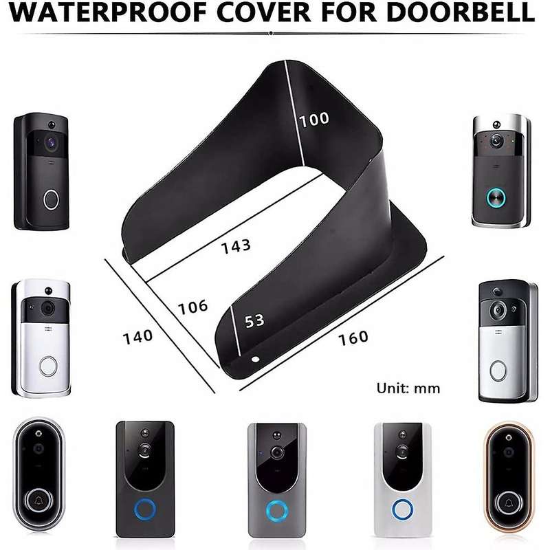 Video Doorbell Rain Cover Metal Compatible Access Doorbell Intercom