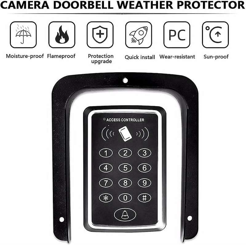 Video Doorbell Rain Cover Metal Compatible Access Doorbell Intercom