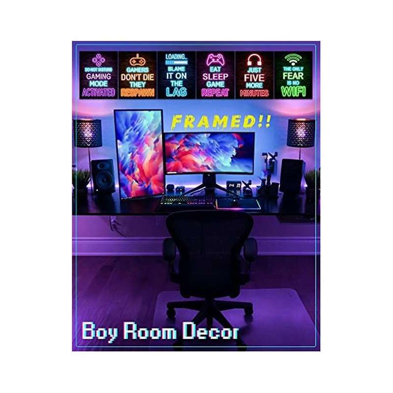 Video Gamer for Gaming Wall Art Gaming Game Poster 8x10in-gamer Wall Decor Teenage Boy