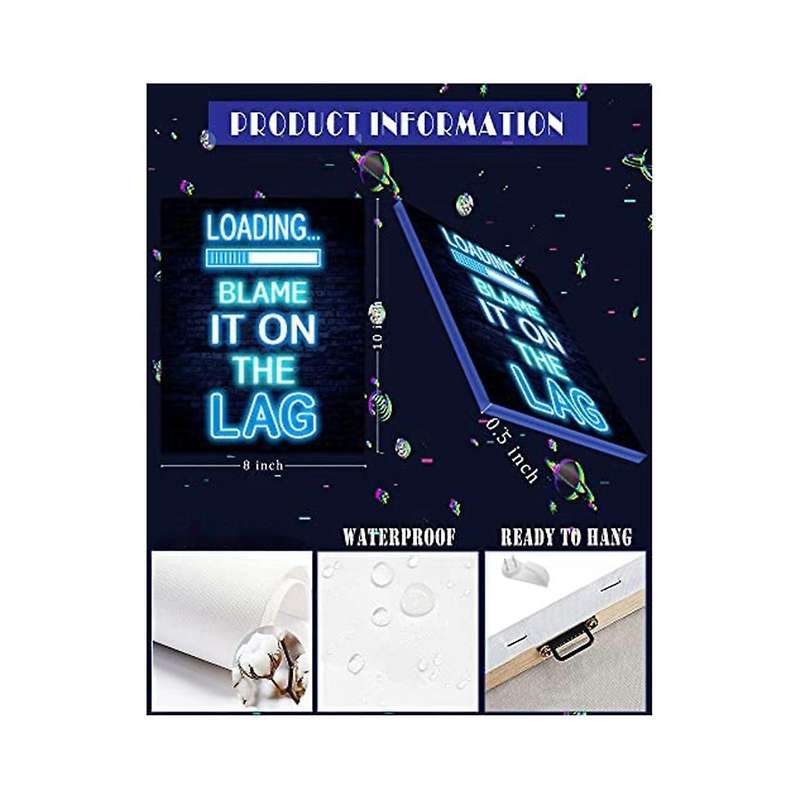 Video Gamer for Gaming Wall Art Gaming Game Poster 8x10in-gamer Wall Decor Teenage Boy