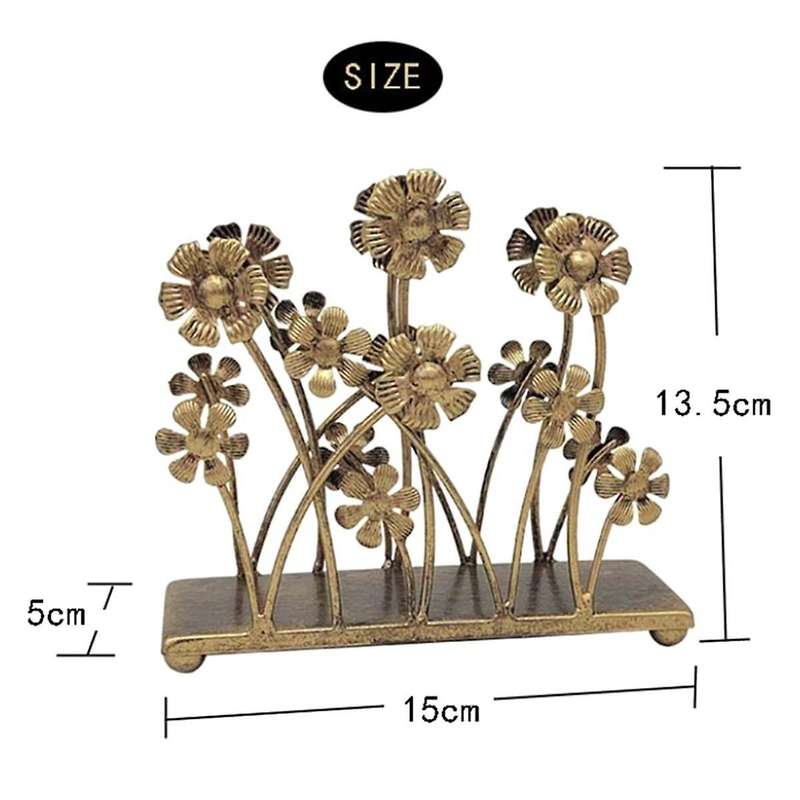 Vintage Iron Art Napkin Holder for Table,sunflower Tissue Holder,cocktail Napkin Dispenser,rustic Na