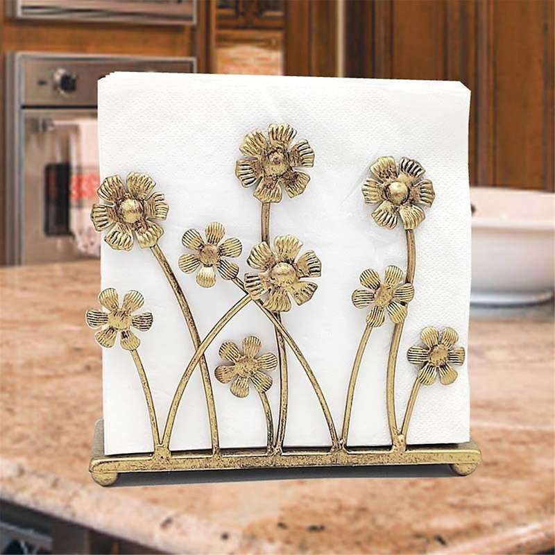 Vintage Iron Art Napkin Holder for Table,sunflower Tissue Holder,cocktail Napkin Dispenser,rustic Na
