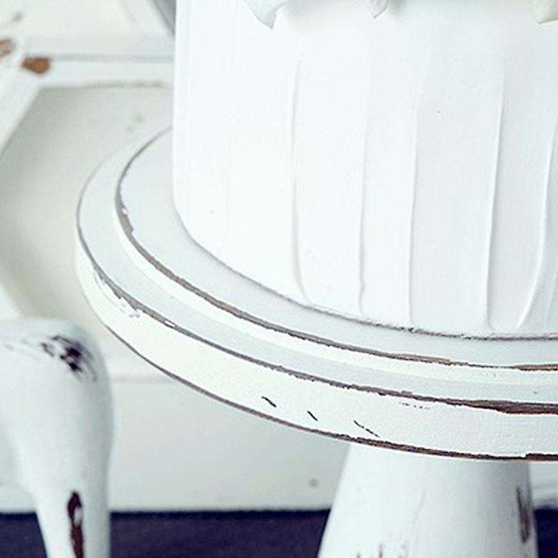 Vintage White Wood Cake Stands Ornament Storage Racks Cake Tools for Fondant Cupcake Storage Holders