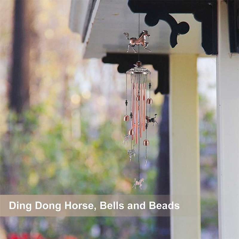 Vintage Wind ,horse Wind Music Wind for Family Ladies Festivals Balconies Porches Garden Decoration