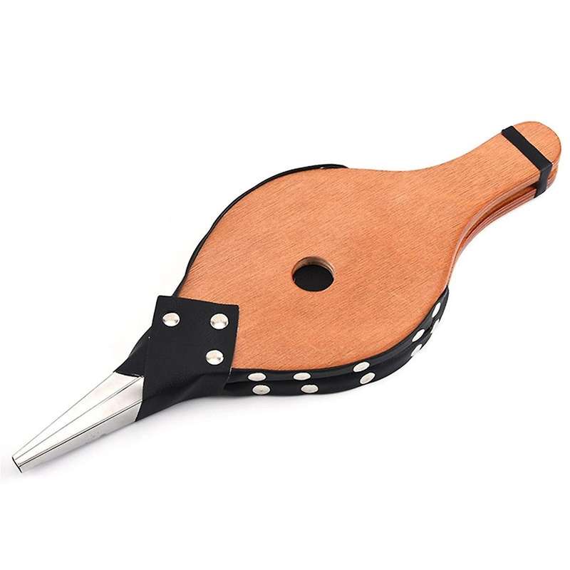 Vintage Wooden Manual Handmade Air Blower Fan Blower for Barbecue Bellows Outdoor Cooking Picnic Cam