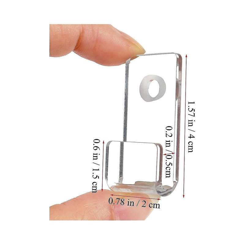 Vinyl Record Display Shelf Wall Mount,30pc Minimalist Acrylic Vinyl Holder Wall Record Wall Display