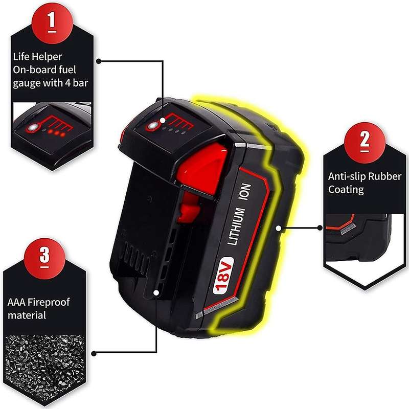M18 18v 4.0ah 5.0ah 6.0ah Battery Case Replacement For, Battery
