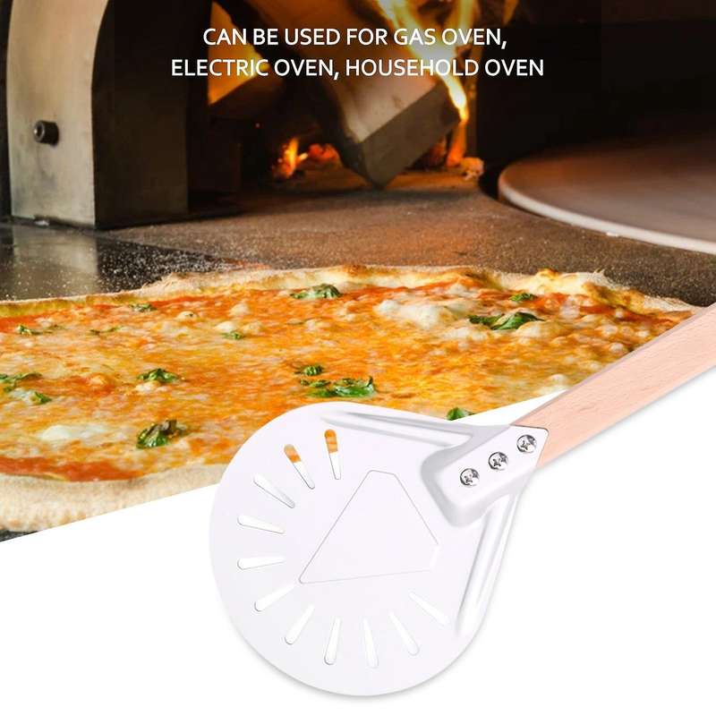 8 Inch Perforated Pizza Turning Peel Pizza Shovel