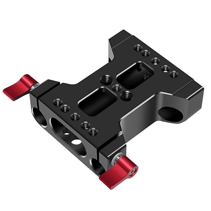 Multifunction Camera Base Plate with Rod Rail Clamp for Dslr Camera