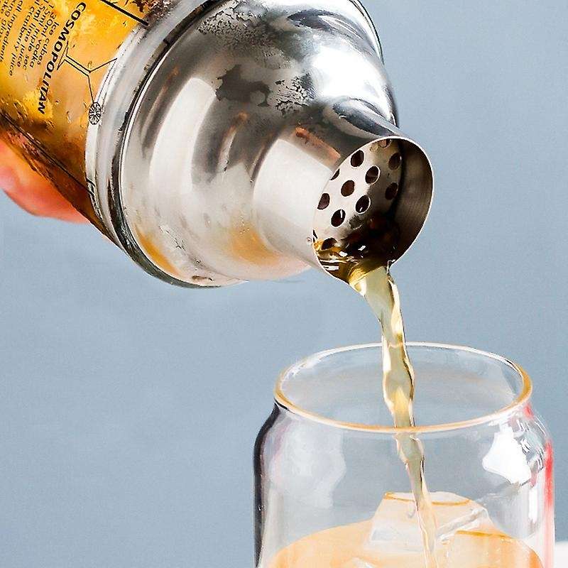 400ml Glass with Scale Hand Shaker Shaker Cup Bartender Tool