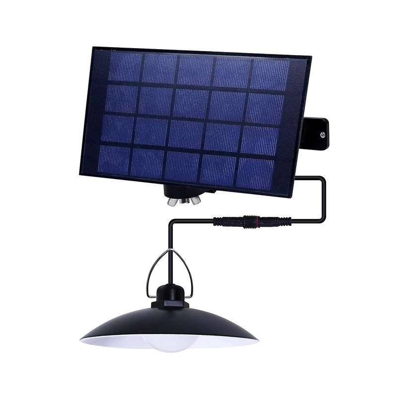 Solar Light Portable Camping Lamp Outdoor Single Head Warm White 15w