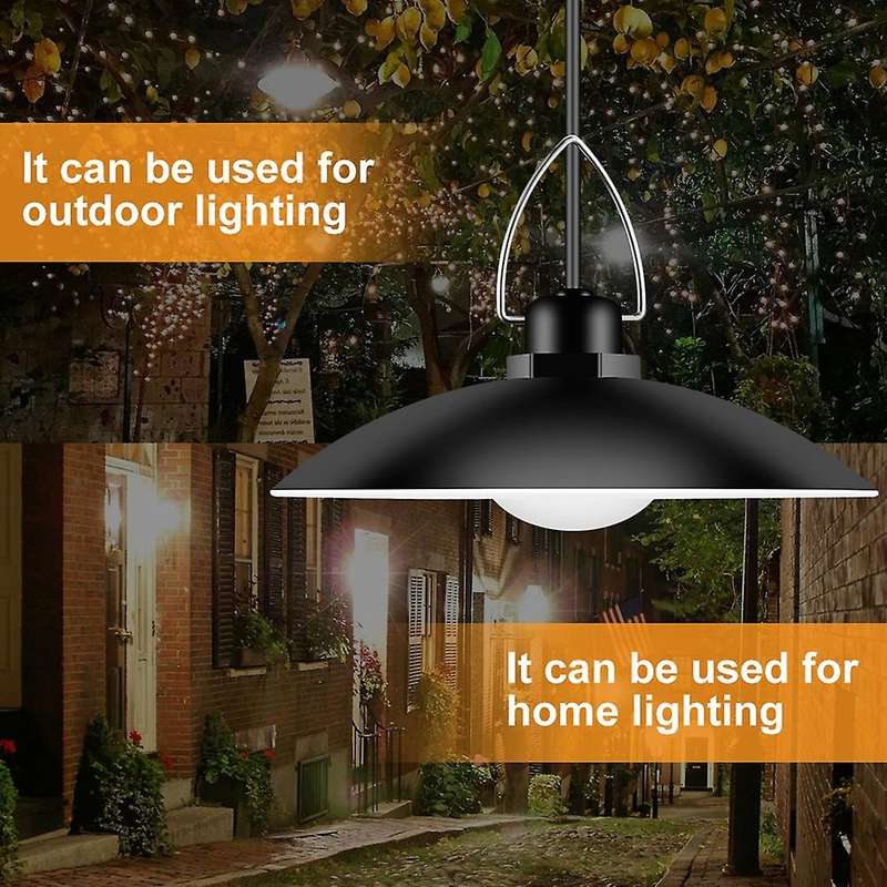 Solar Light Portable Camping Lamp Outdoor Single Head Warm White 15w