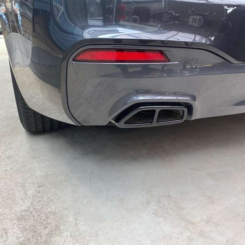 Stainless Steel Car Rear Dual Exhaust Muffler Pipe Cover Trim Panel