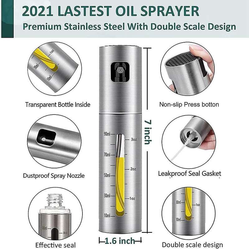 Olive Oil Sprayer for Cooking,oil Spray Bottle Kitchen Oil Mister Oil
