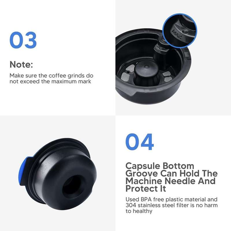 Reusable Tassimo Coffee Capsule Pod for Bosch-180ml