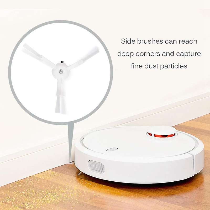 Dust Bin Box with Filter Side Brush for Xiaomi Mijia 1 Generation 1s